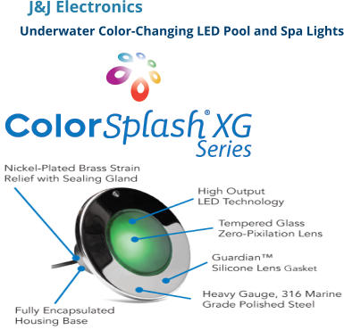 J&J Electronics Underwater Color-Changing LED Pool and Spa Lights