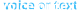 voice or text voice or text